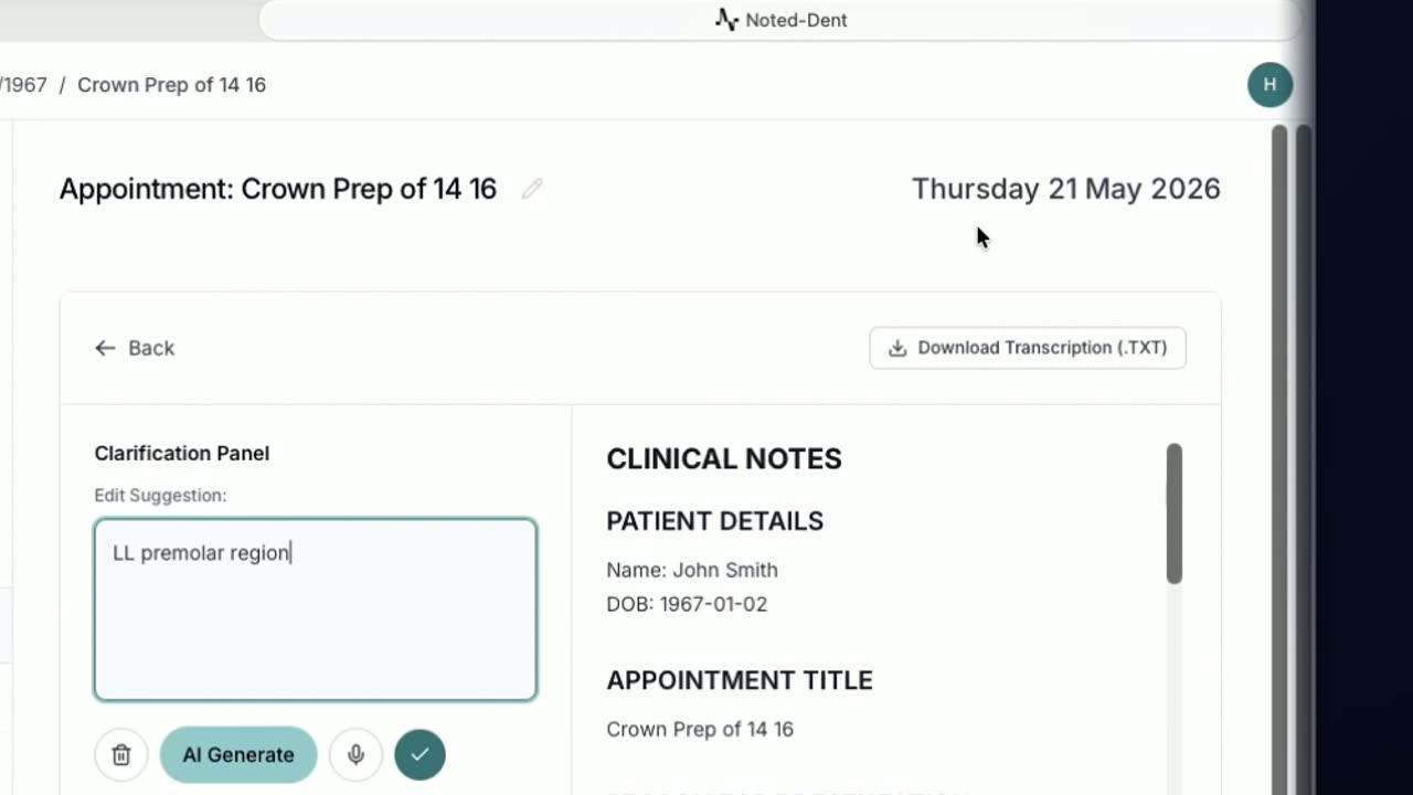 Generate Clinical Notes