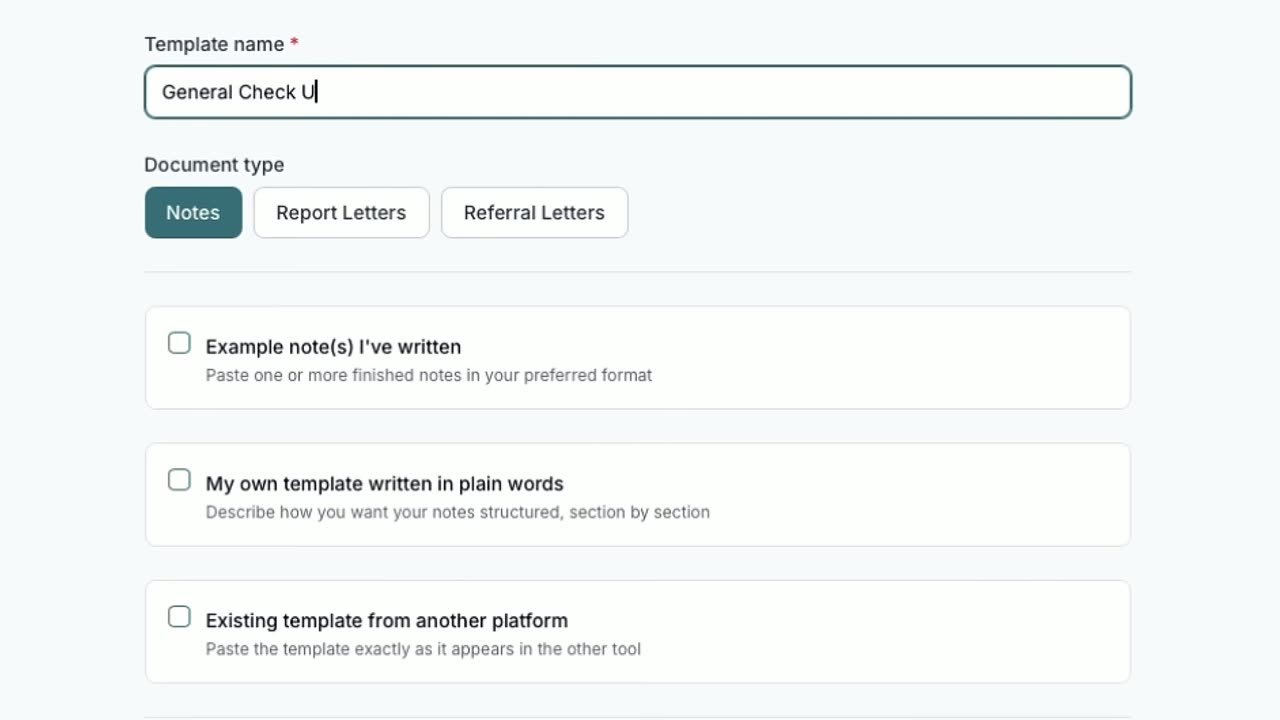 Work with Templates